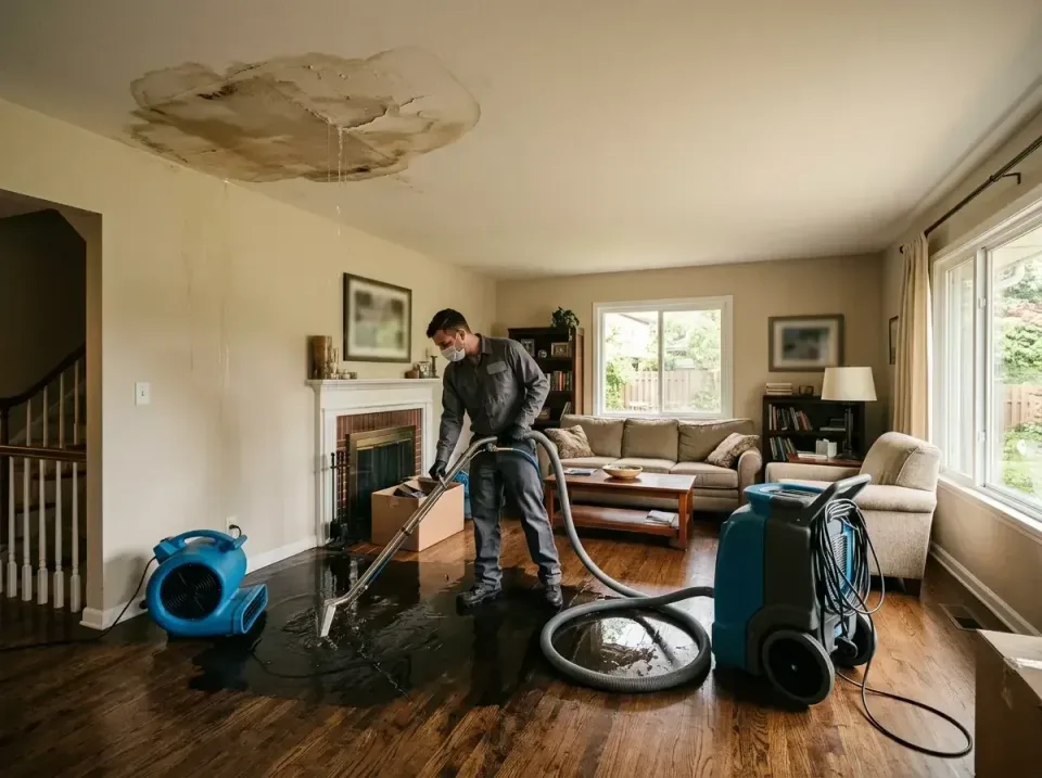 attic-pipe-burst-ceiling-drip-008 — frequently asked questions, Water Damage Restoration & Carpet Care in Dearborn Heights,…
